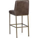 Leighland 42 inch Havana Dark Brown Barstool